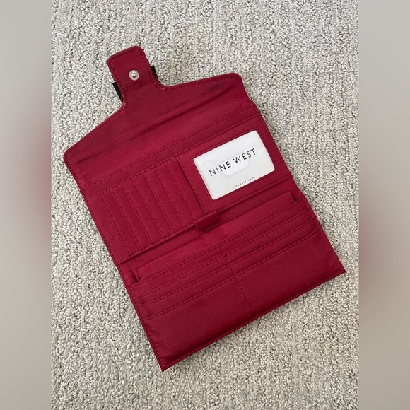 Nine West Burgundy Wallet - Picture 4 of 8